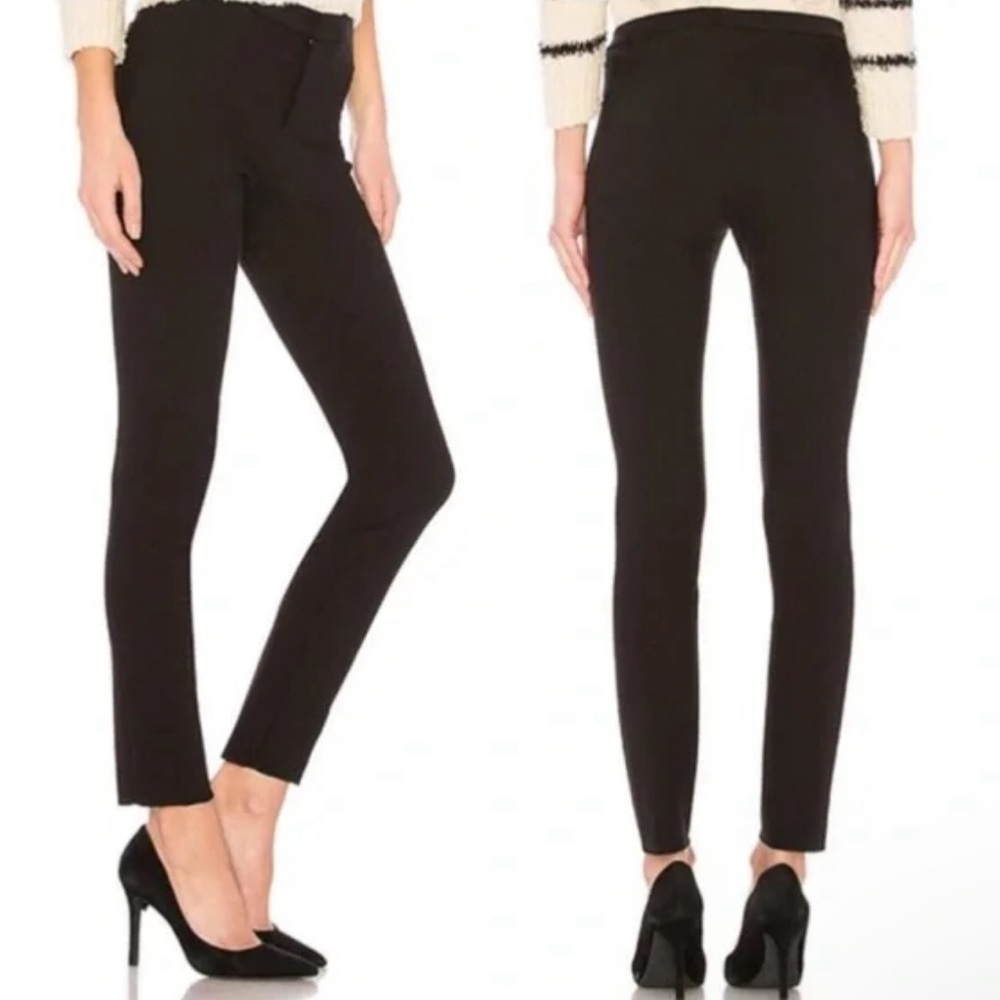 Vince 6 Women’s Black Coin Pocket Slim Professional Button Zipper Pants
